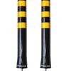 Baliza Flexiveis   65cm Preta c/ telas refletoras amarelas