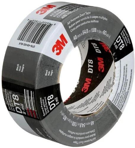 Fita Adesiva Multiusos 3M™ DT8    Preta 48  mm X 54,8 Mts