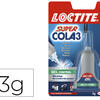 LOCTITE Cola loctite 3 gr adesiva instantânea gel gota a gota.