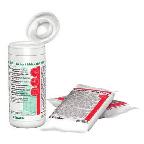 Dispensador + Recarga  BRAUN  Meloiseptol  HBV-Tissue  DISPENSBOX 