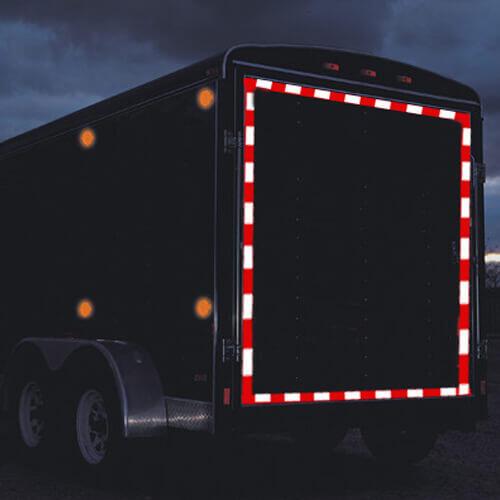 3M™ Fita Refletora  Diamond Grade™ 983   Branco/Vermelho Rolo 51mm x 45,7mt