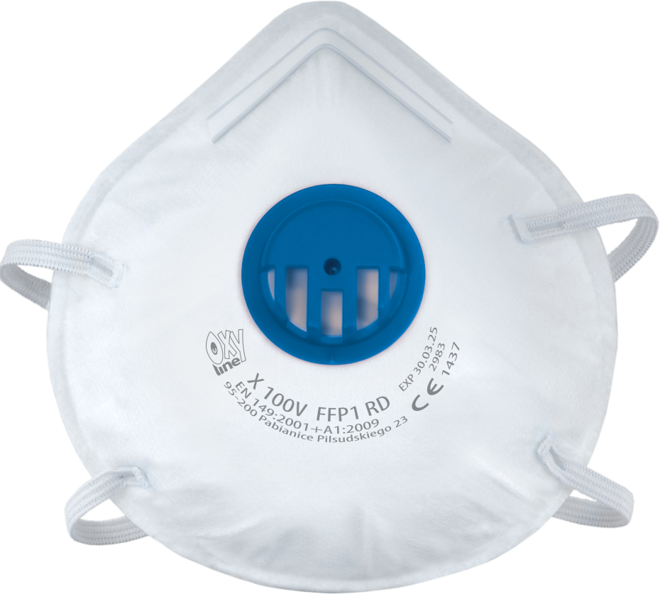 Máscara  Cónica  FFP1 C/ Válvula ( Mínimo 20 Unidades ) 