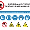 Placa De Obras Med. 600mm x 900mm