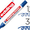 Marcador edding 3000  Azul  permanente-ponta redonda 3 mm.