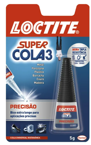 Super Cola 3 universal LÍQUIDA PRECISÃO LOCTITE 5GR