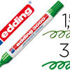 Marcador edding 3000  Verde permanente-ponta redonda 3 mm.