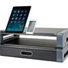 Suporte q-connect deluxe para monitor com gaveta.