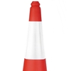 Cone Sinalização Polietileno 75cm c/ faixas refletoras PACK 30
