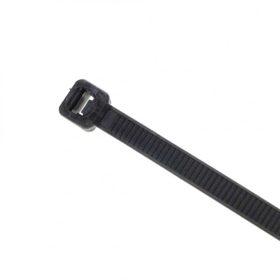 CINTA FLANGES DE NYLON PRETO 100 PEÇAS 200mm x 4.8mm