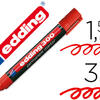 Marcador edding permanente 300 vermelho ponta redonda 1,5 mm.