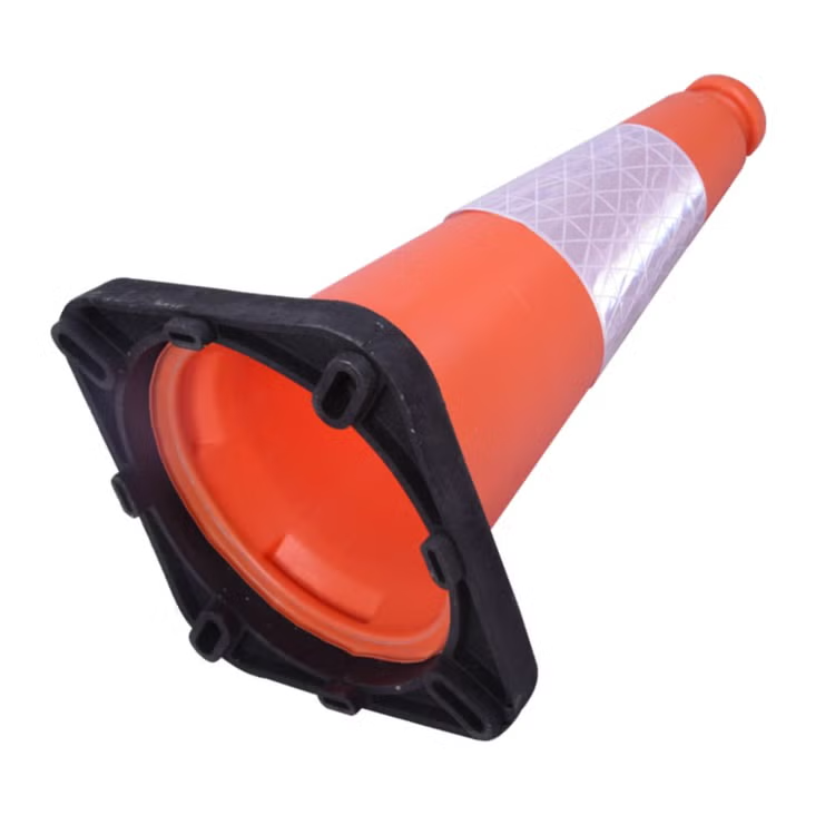 Cone PVC Base Borracha  75cm  3.2 Kgs 