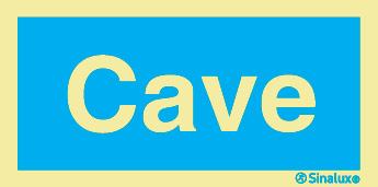 Sinal de informação, identificação de pisos, Cave