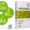 Papel fotocopia greening din a4 pack 500 folhas 80 gr