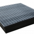 bacias de derramamento de tambor – 240 L – Fundo quadrado plano