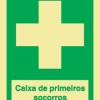 Sinal de Caixa de primeiros socorros