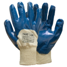 Luva Mac3 Flexsafe Nitrilo Azul - Punho malha  
